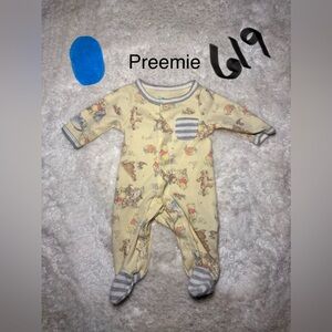 Charming Yellow Pooh Preemie Footie by Disney